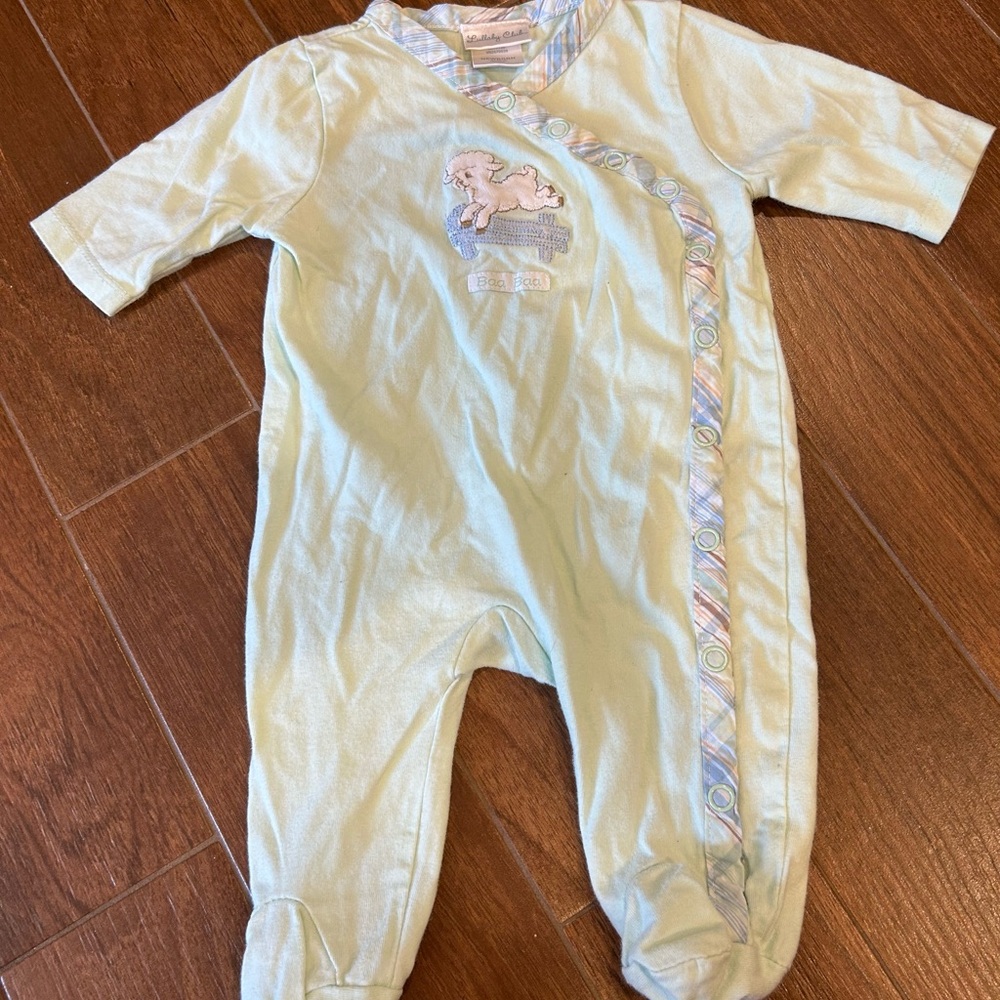The Lullaby Club Cream Footies One Piece